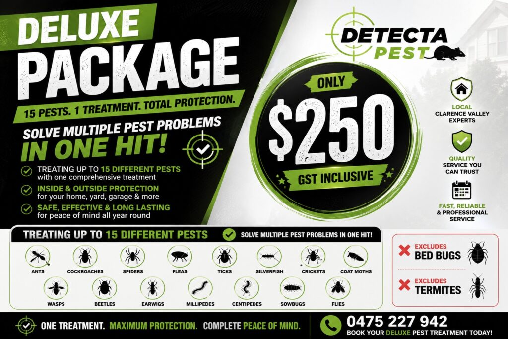 deluxe package offer treats multiple pests