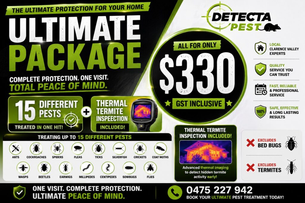 ultimate package 15 pests plus thermal termite inspection